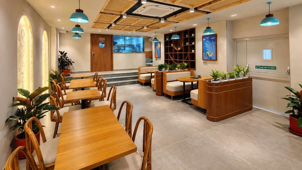 Blue Tokai Cafe Interior