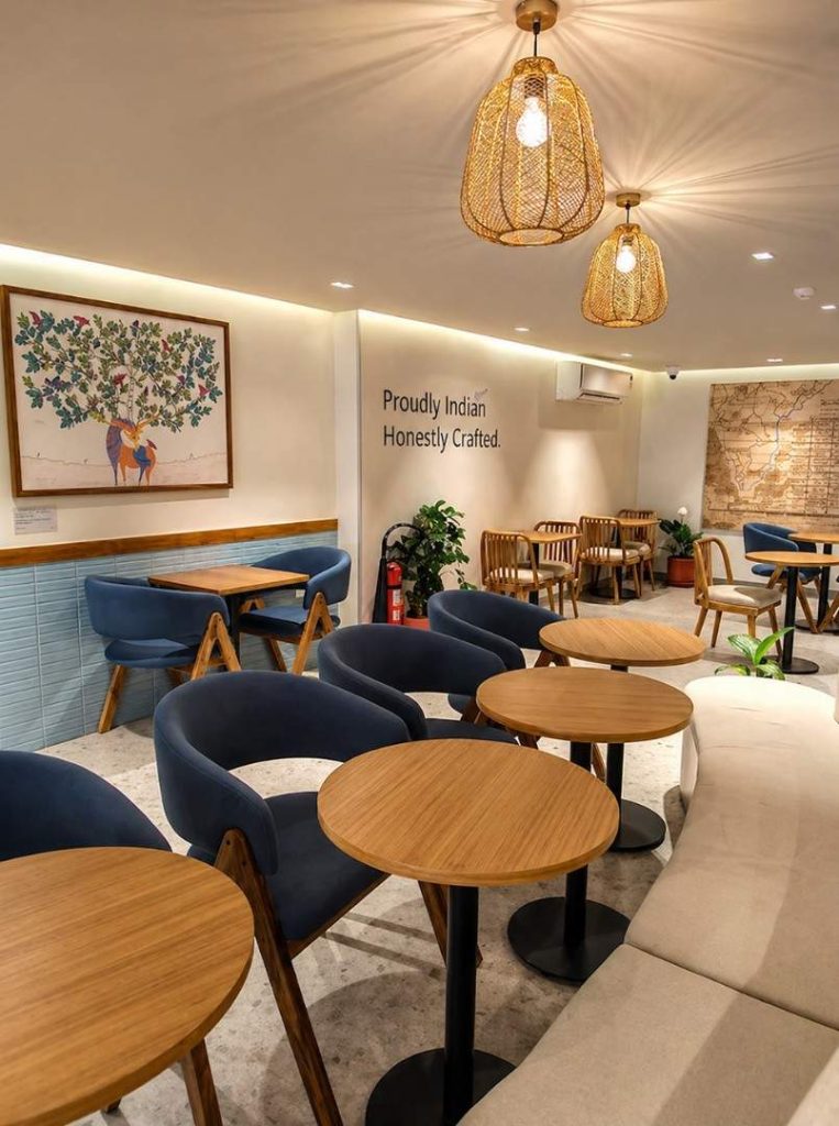Blue Tokai Cafe Interior