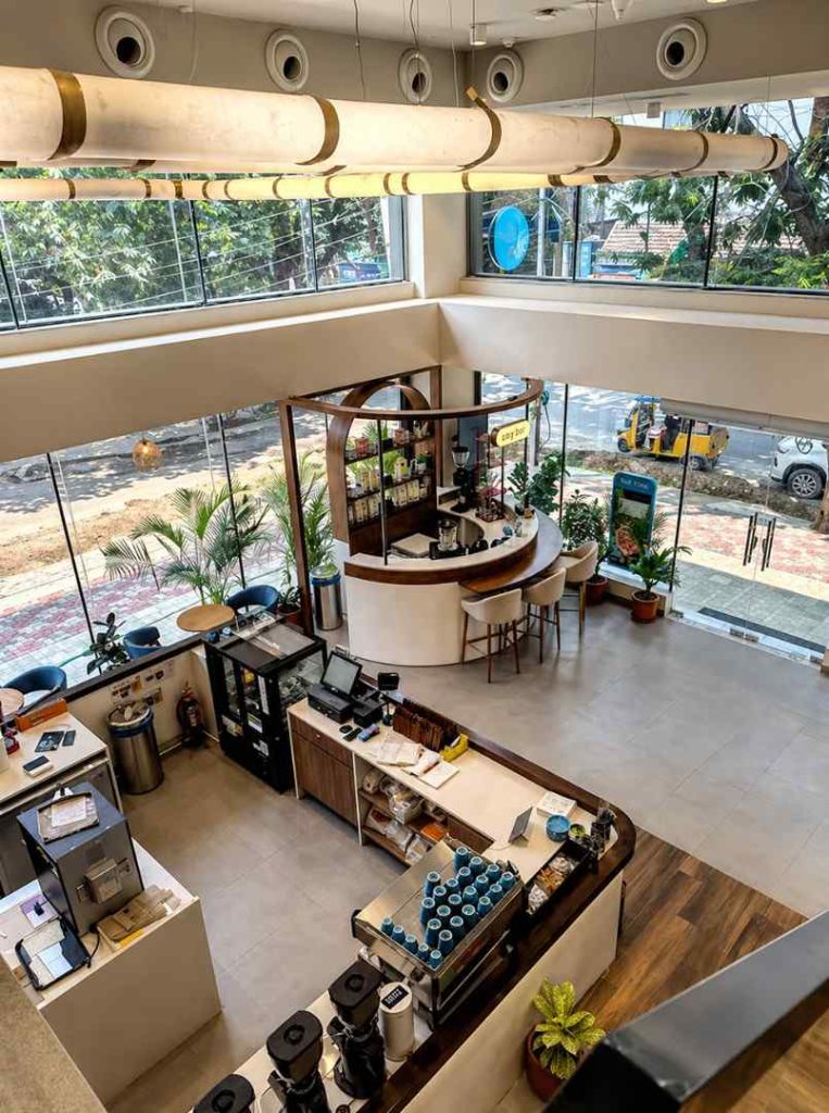 Blue Tokai Cafe Interior