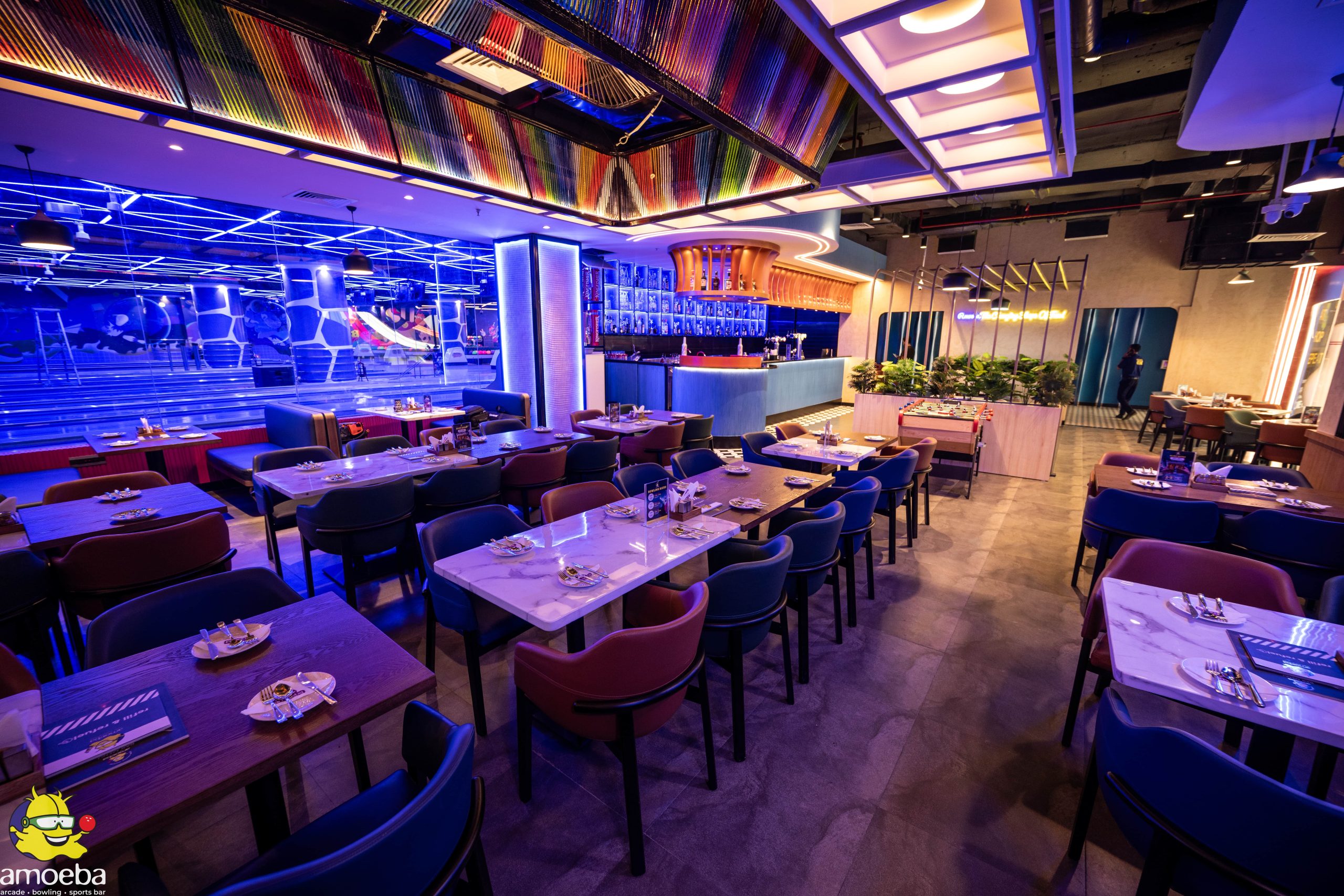Amoeba Sports Bar Interior