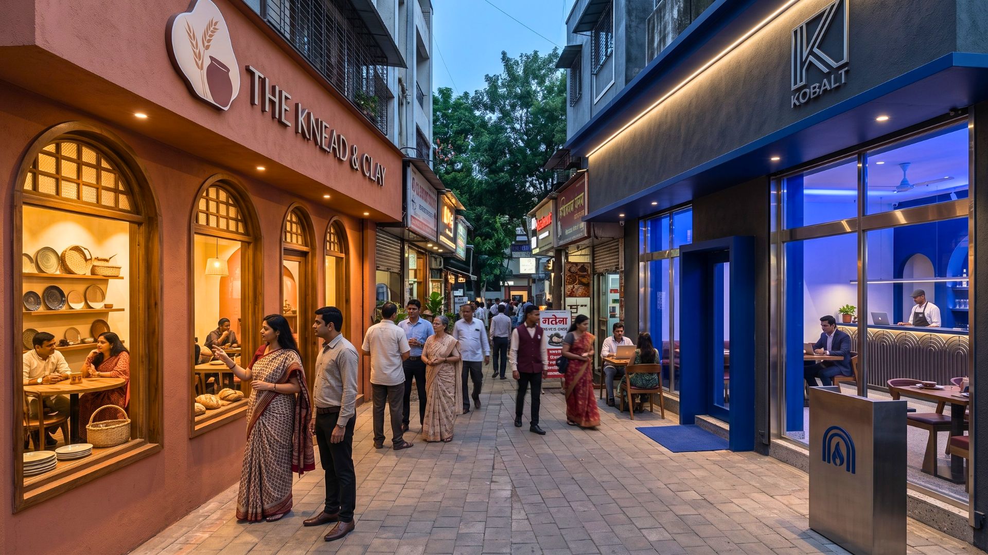Restaurant branding used as a competitive edge in a crowded market