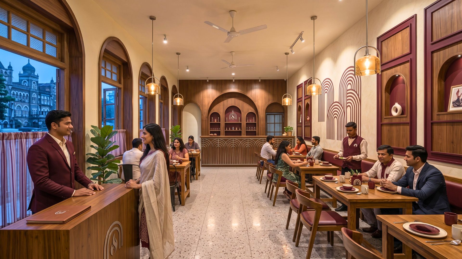 Restaurant branding used as a competitive edge in a crowded market