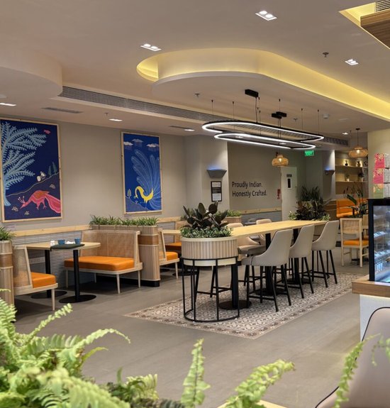 Café Interior Design Cost Per Sq Ft in India (2026 Guide)