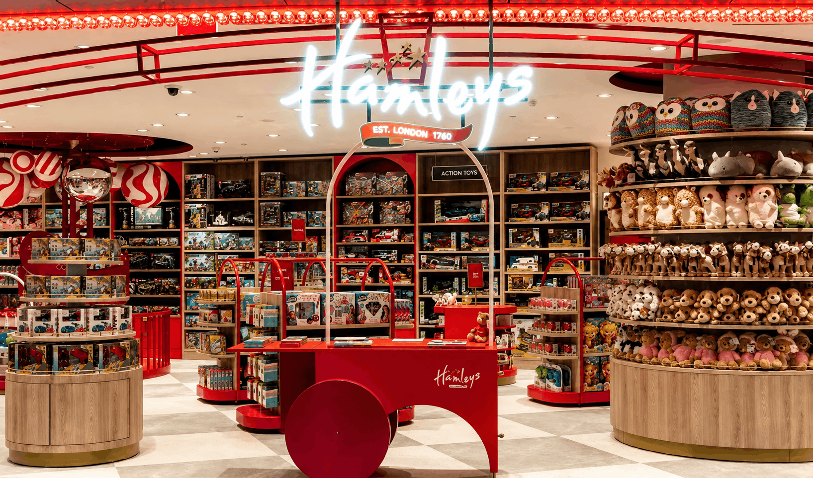 Hamleys Lower Parel Mumbai - Entrance Neon Signage