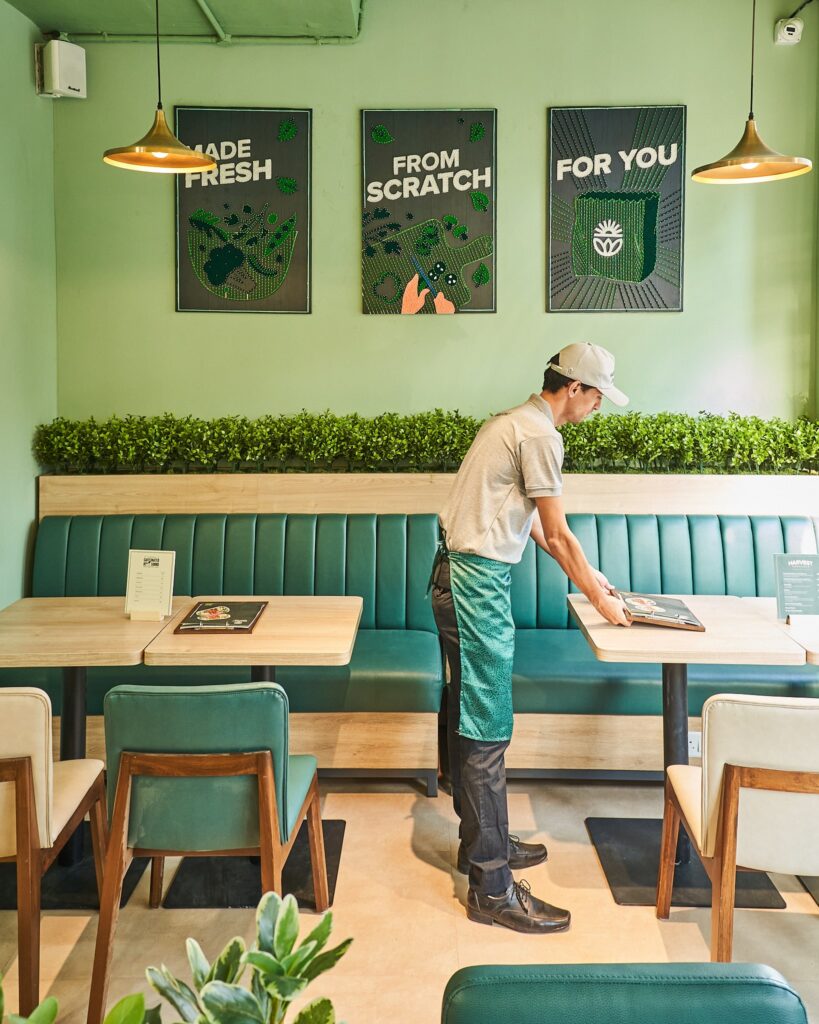 Harvest Salad Co. Interior