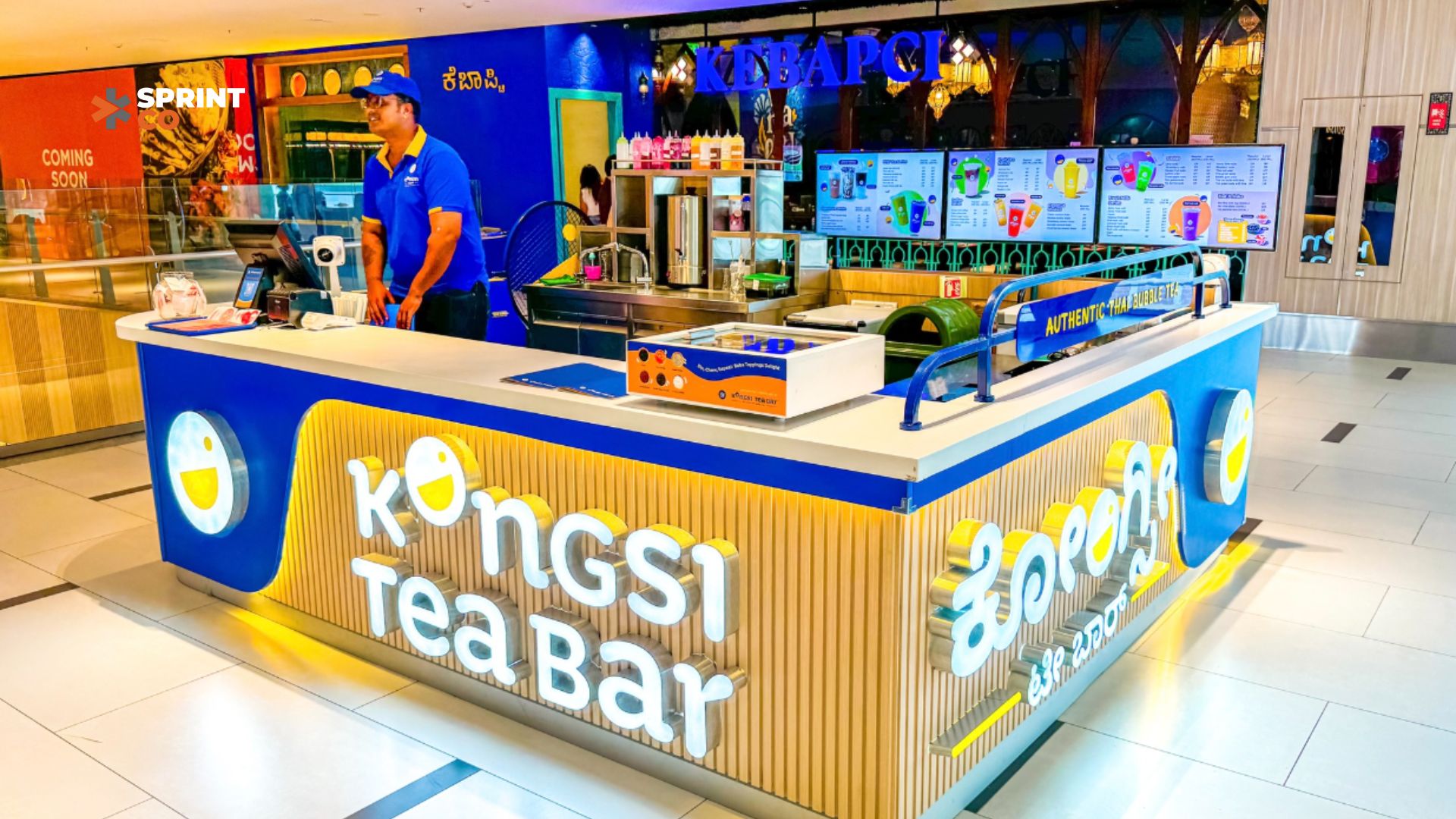 Kongsi Tea Bar Bangalore - Wide Counter View