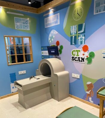 Playseum CT Scan Role-Play Booth