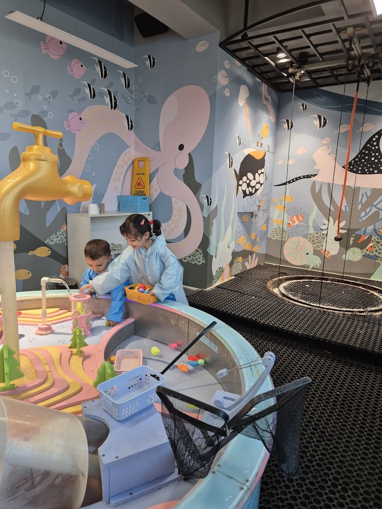 Playseum Ocean-Themed Water Play Mural