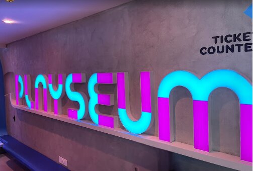 Playseum Illuminated Signage