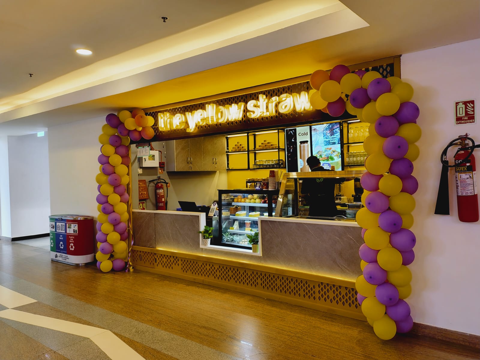 The Yellow Straw Hyderabad - Kiosk Entrance