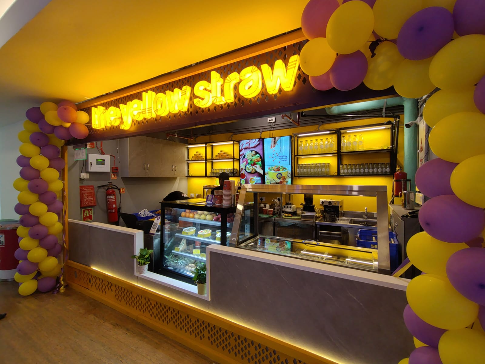 The Yellow Straw Menu Board