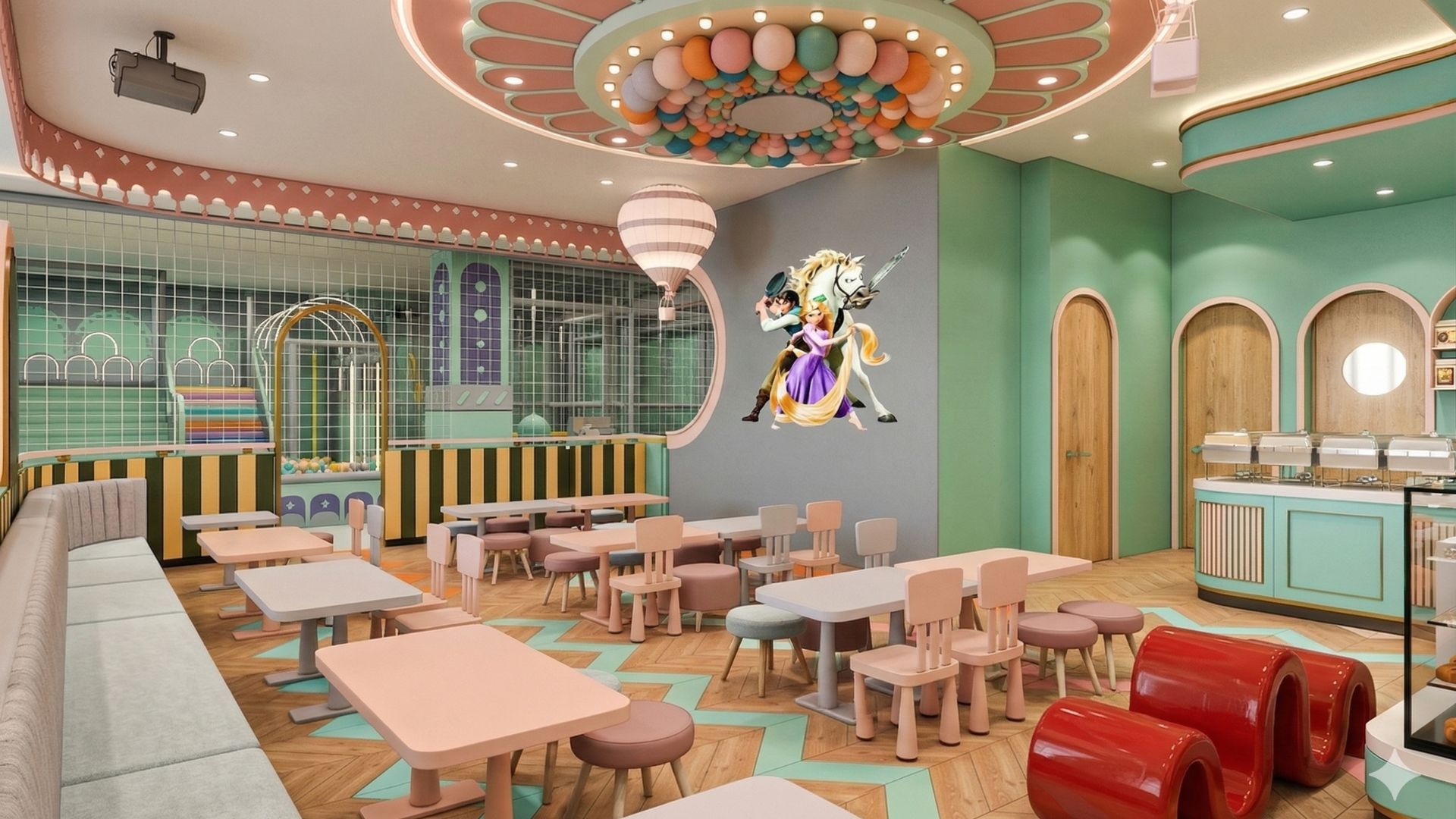 Zaazaa Cafe Party Dining Area